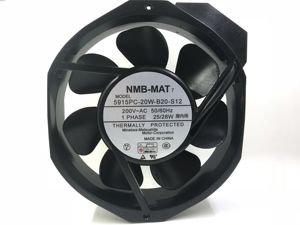 Ventilador Axial de Plástico con Rodamiento de Bolas NMB 15038PB-B0L-APS 5915PC-20W-B20-S11/S05/S12 172X150X38 mm 200/240V CA 0.12A 176.5CFM - Product Image 4