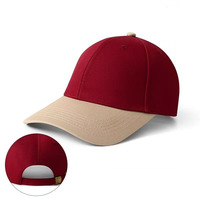Casquette de baseball formelle brodée sur mesure, design bicolore, tissu jersey Oxford Dobby à chevrons, 100% polyester, motif de fruits
