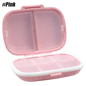 Organizador de Pastillas de Viaje al por Mayor con 8 Compartimentos, Estuche a Prueba de Humedad, Caja Diaria para Bolso, Contenedores Portátiles para Medicamentos y Vitaminas - Product Image 3