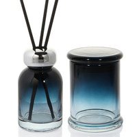 Bouteille en verre vide de 120 ml pour diffuseur d'arômes à bâtonnets, dégradé personnalisé, parfum d'ambiance, vente en gros