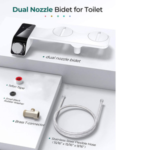 Modern ABS Toilet <strong>Bidet</strong> Seat Attachment Non-Electric Mechanical Fresh <strong>Water</strong> Spray Self-Cleaning Retractable Nozzle for Bathroom - Product Image 4