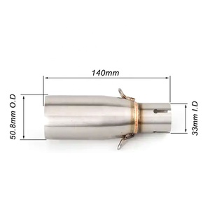 Scarico per Moto Marmitta Sistema di Scarico per Piaggio <span class=keywords><strong>BEVERLY</strong></span> 125 <span class=keywords><strong>300</strong></span> MP3 125 250 <span class=keywords><strong>300</strong></span> Scarico Moto - Product Image 4