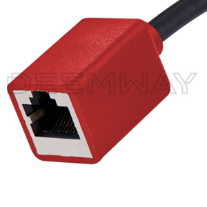 Mạng 8P8C RJ45 Nam Nữ Ethernet vá dây cat6A che chắn Cáp <span class=keywords><strong>Adapter</strong></span> - Product Image 3