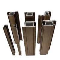 Profils en aluminium anodisé sur mesure pour stores pare-soleil, profilés pour portes d'armoires en aluminium au Liban