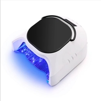 Lampe à ongles UV LED sans fil rechargeable professionnelle à faible chaleur, personnalisée, 86W, avec poignée