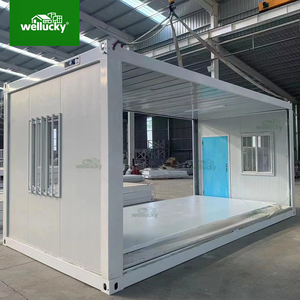 المنزل الحاوي المحمول الأكثر مبيعاً بمقاس 20 قدماً والقابل للطي، منزل خشبي متنقل ومستدام للاستخدام كمتجر - Product Image 1