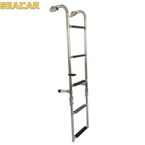 Échelle pliante en acier inoxydable Seacar à 5 marches, 12 pieds, pour bateau et camping-car - Product Image 5