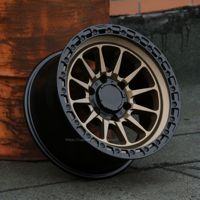 Jantes en aluminium tout-terrain EATOP 4X4 8.5J ET0 PCD 139.7mm Modèle N07 pour Jeep Wrangler Tank 300 Leopard Haver H9 Nouveau stock CE