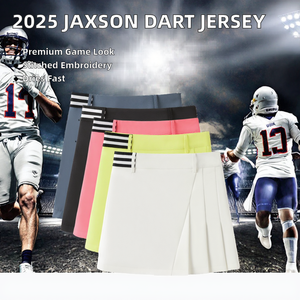 Maillot de football américain brodé et imprimé pour homme 2025 – Jaxson Dart (taille 6) – Manches courtes, séchage rapide, antibactérien, respirant - Product Image 2