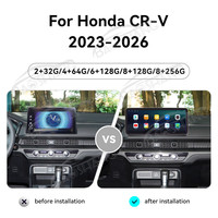 Baoshang 12,3 'Android14 Radio de coche pantalla táctil para Honda CR-V 2023-2026 navegación GPS Video reproductor Multimedia con Carplay