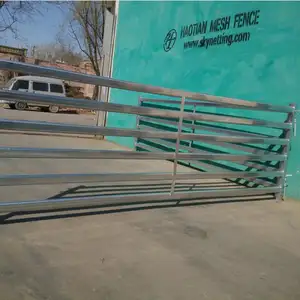 SHEEP GOAT & HOG PANELS WITH GATE 6 Rail Livestock Cattle Panels Fence horse corral panel yard