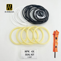 Kit d'étanchéité pour marteau hydraulique NPK 4X, kit de cylindre pour excavatrice et chargeuse, pièce de rechange pour engins de construction