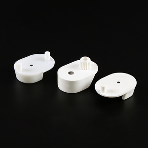<b>Plastic</b> Clothes Rod Support Base Rectangle Wall Mounted PP Sturdy Minimalist Clothing Organizer - Product Image 3