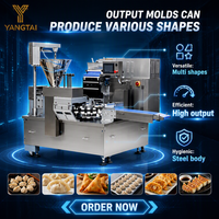 Machine industrielle multifonctionnelle pour la fabrication de raviolis, gyozas et samosas, économie de main-d'œuvre, 180 pièces/min, 380V, pour cuisine commerciale