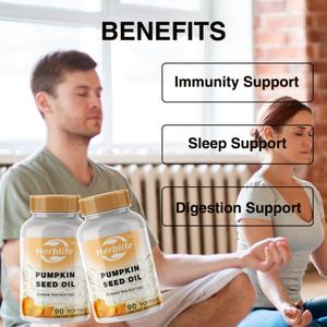 Huile de graines de citrouille en gélules pour adultes, compléments alimentaires à base de plantes, vente chaude OEM/ODM - Product Image 3