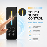 Télécommande sans fil RF 2,4 GHz pour variateur tactile de lumière, contrôleur de température de couleur CT pour bande LED, portée 30 m, zone unique, lampe de plafond intelligente