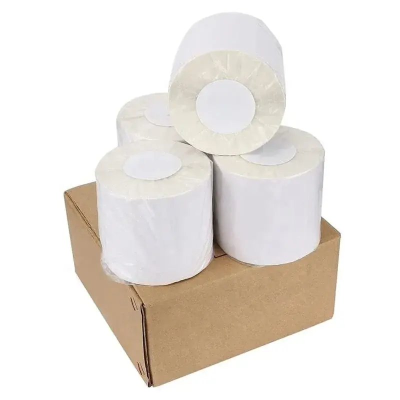 Manufacturer Waybill Sticker 4x6 Thermal label Paper Waterproof White Blank Shipping Label 100x150 Direct Thermal Label