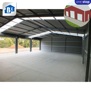 Garage préfabriqué de structure métallique de service à guichet unique, granges de garage de voiture de bâtiment de structure métallique - Product Image 6