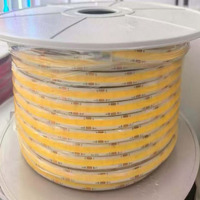 Tira de LED COB JIUAN Opal/Transparente con Puntos de Lámina de Cobre, 3000-6000K, 12 W/m, 8mm, 320 PC/m, Grado de Impermeabilidad IP68, Cortable, DC24V
