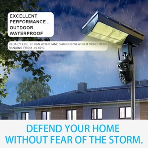 V380Pro Solar Street Lamp Integrated HD Wifi Surveillance <b>Camera</b> Outdoor Waterproof Dual Lens 4G <b>Camera</b> <b>Security</b> Protection CCTV - Product Image 4