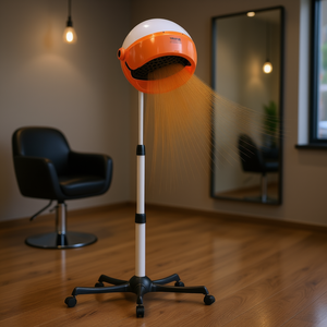 Sèche-cheveux à capuche Vevor 1875W, 3 réglages de température, sur pied avec base roulante pour salon - Product Image 2