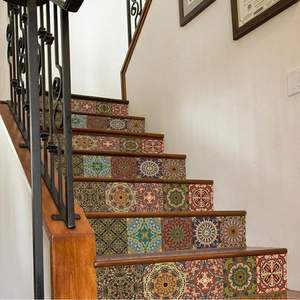 Autocollant d'escalier en marbre peintures murales d'escalier décor rayures peler et coller contremarches d'escalier autocollants bricolage décorations pour la maison - Product Image 5