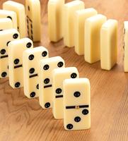 Alibaba Chine Fournisseur domino jeu de dés pour la vente en gros, points colorés double douze dominos colorés ensemble