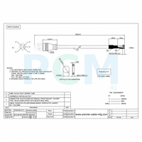 Rangkaian Kabel Profibus M12 B-Code 2 Pin Female Panel Mount dengan Ujung Terbuka dan Dilindungi untuk Peralatan Otomasi Industri
