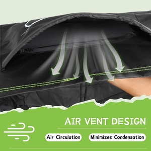 Funda Impermeable Resistente para Parrilla, 420D Oxford, Anti-UV, Nieve y Viento, con Correa Reflectante para Barbacoa <span class=keywords><strong>Weber</strong></span> de <span class=keywords><strong>22</strong></span> Pulgadas - Product Image 3
