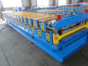 핫 세일 이중 레이어 롤 성형 기계 골판지 아연 루핑 시트 금속 지붕 만들기 기계 이중 타일 만들기 기계 - Product Image 6