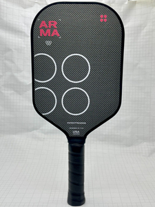 Nueva Paleta de Pickleball Personalizada de Fábrica <span class=keywords><strong>Arma</strong></span> Edgeless de 14 mm, Fibra de Carbono, Superficie Aprobada por la USAPA, Núcleo de Polipropileno Espumado, Titanio - Product Image 2