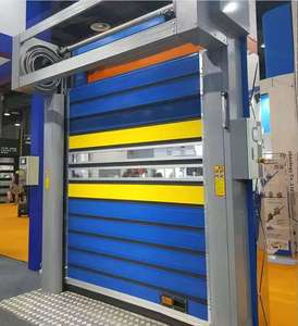 <span class=keywords><strong>Porte</strong></span> industrielle rapide à enrouler en aluminium spiralé à grande vitesse-<span class=keywords><strong>Porte</strong></span> <span class=keywords><strong>de</strong></span> <span class=keywords><strong>garage</strong></span> en métal <span class=keywords><strong>de</strong></span> sécurité coupe-vent - Product Image 2