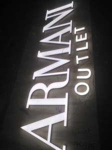 Insegna Luminosa <span class=keywords><strong>LED</strong></span> in Acrilico Solido Personalizzata, Impermeabile, Monofacciale, con Lettere Illuminate, per Ospedali, Centri Commerciali, <span class=keywords><strong>Aziende</strong></span> - Product Image 6