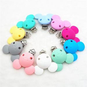 Pinzas para chupete de bebé respetuoso con el medio ambiente, producto en oferta, con certificación CPSC, 100% - Product Image 1