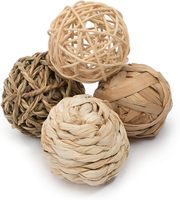 Boule de jeu d'herbe tissée, petit Animal, nouveauté