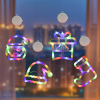 Lumières décoratives de Noël à LED avec des motifs en forme d'étoile, adaptées aux arbres de Noël, aux décorations murales et aux lumières suspendues