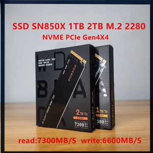 适用于SN850X NVMe Gen4 PCIe <span class=keywords><strong>M</strong></span>.2 2280 PCIe 4.0x4内部固态硬盘1TB和2TB台式机笔记本电脑固态硬盘全新 - Product Image 2