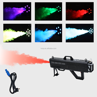 Pistolet à fumée LED portable pour événements DJ, discothèques, bars, spectacles, équipement de scène professionnel, performances, concerts