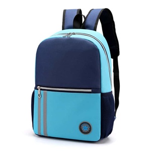 Cute Fruit Snail Navy Yellow Panelled Backpack 18 Softback Zipper Closure Multiple Pockets Unisex Daypack PU Material 20-37L - Product Image 6