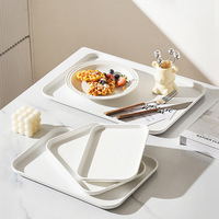 Plastic dienblad voor thuis, thee, fruit, dessert, antislip, voor het bewaren van voedsel, keukengerei