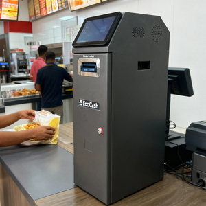 Chiosco Automatico da Banco Accettatore di Banconote per Deposito e Prelievo Contanti Cassa Automatica con Stampante Macchina EcoCash - Product Image 2