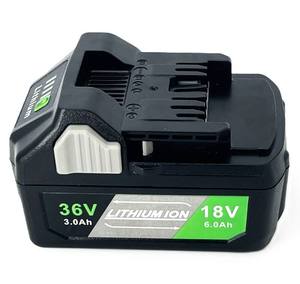 Batterie solide de remplacement pour Hikoki <span class=keywords><strong>18V</strong></span>/36V 3.0Ah-6.0Ah, matériau ignifuge ABS+PC, compatible avec les outils électriques Hikoki <span class=keywords><strong>Metabo</strong></span> - Product Image 2