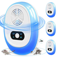 Nouveau design veilleuse antiparasitaire Intelligent ultrasons vagues moustique tueur lampe chasser souris répulsif antiparasitaire ultrasonique