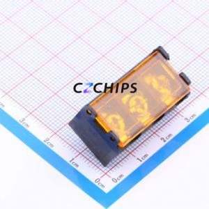 HB9500M-9.5-3P Barrier Terminal Block Through hole Component (THT),P=9.5mm Connector With Cover Plate 9.5mm 1x3P Straight Pin - Product Image 1