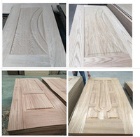 Papier mélamine HDF/MDF moulé panneau de porte pour la peau de porte