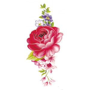 Tatuaggi Temporanei Floreali Indiani per Donne, Adesivi per Tatuaggi Realistici Resistenti all'Acqua ed Ecologici, per Adulti, Stile Fiori Selvatici per Feste - Product Image 3