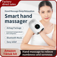 Phenitech Smart Beheiztes Handmassagegerät mit Luftkompression & Vibration |   Tragbares Kabelloses Schmerzlinderungsgerät