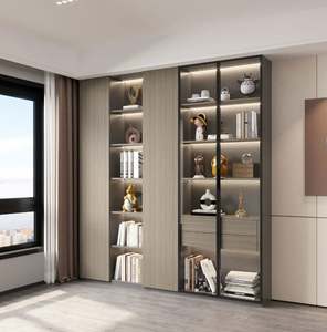 Custom Size Display <b>Cabinet</b> Restaurant Furniture Soft Minimalist Display <b>Cabinet</b> <b>Wooden</b> Wine <b>Cabinet</b> - Product Image 1