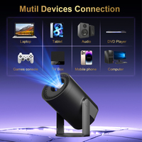Mini Proyector Personalizable Junuo TURN1 con WiFi, Compatible con 4K, Android 14, 200 ANSI Lúmenes, Tiro Corto, para Cine en Casa, 720p