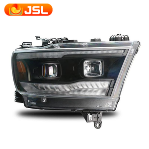 Para <span class=keywords><strong>Dodge</strong></span> Ram 2500 3500 2019-2022 faro 68360176 AD lente ahumada doble proyector faro tira de diodo emisor de luz faro - Product Image 2